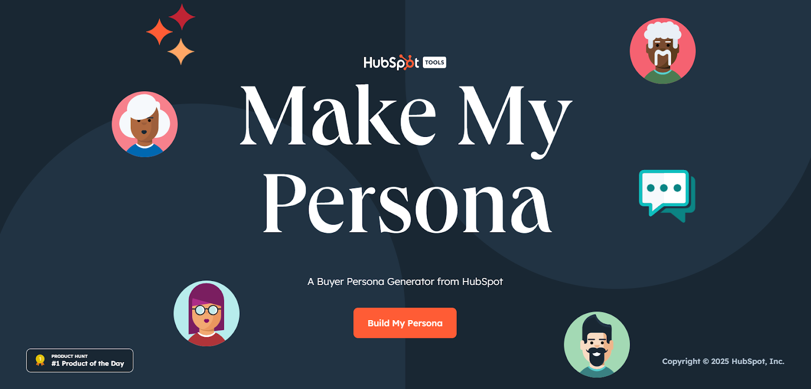 Hubspot's free Make My Persona Tool